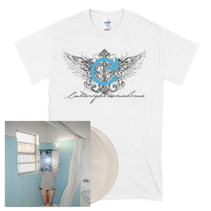as i watch my life online | 2xOpaque White Vinyl+T-Shirt Bundle