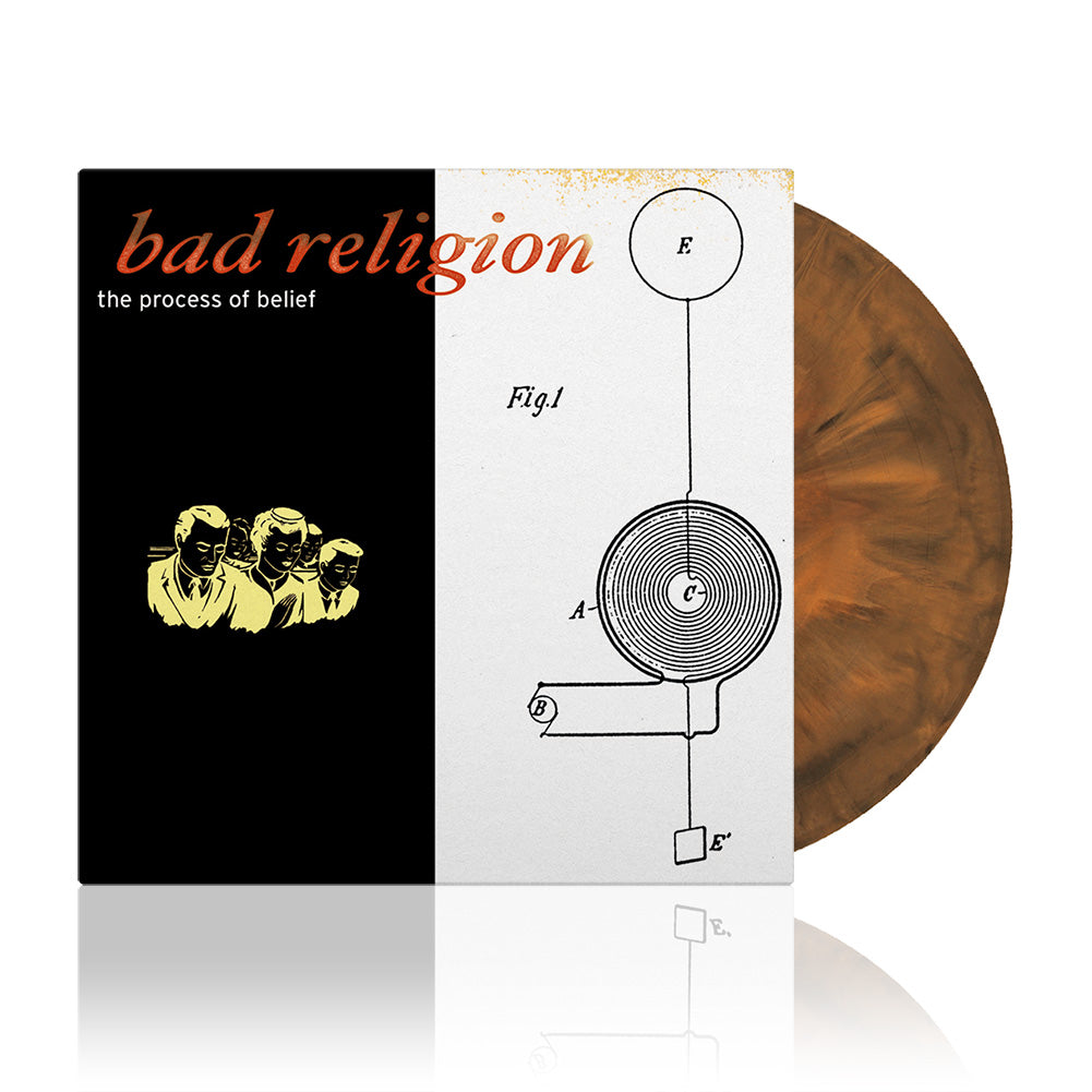 Bad Religion (Process Of Belief) Orange Black Galaxy Vinyl