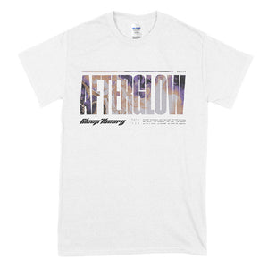 Afterglow Tracklist White | T-Shirt