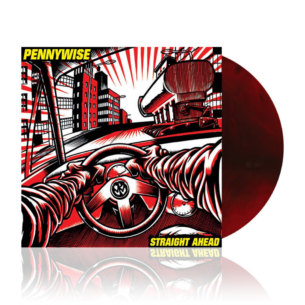 Pennywise (Straight Ahead) Red/Black Galaxy Vinyl